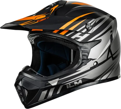 Vista 33 de ILM Casco de cara completa para motocicleta, motocross y cuatrimoto para niños y jóvenes, aprobado por el Departamento de Transporte de Estados