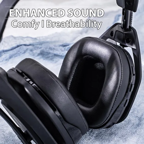 Vista 5 de Almohadillas para oídos A40 TR, almohadillas de repuesto compatibles con Astro A40 tr Headset I A40 TR Mod Kit/A40 Accesorios/diadema/espuma