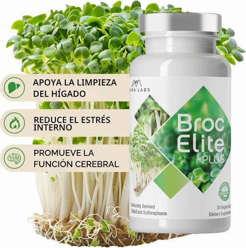 Vista 4 de Mara Labs BrocElite Plus Sulforafano de brócoli estabilizado 30