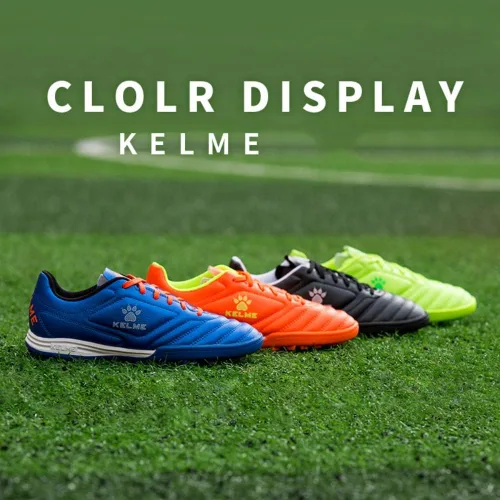 Vista 7 de KELME Zapatos de fútbol para hombre, con soporte de arco, zapatos de fútbol sala profesionales, transpirables, atléticas, botas de fútbol