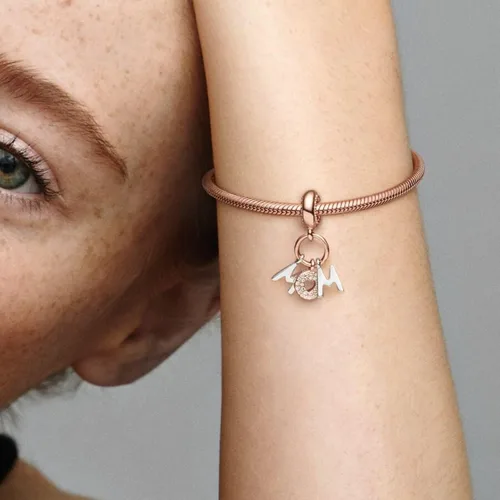 Vista 4 de JIANCAN Colgante de plata de ley 925 para pulsera collar de familia mamá amor caricatura héroe cuentas para mujeres y niñas Navidad Halloween día