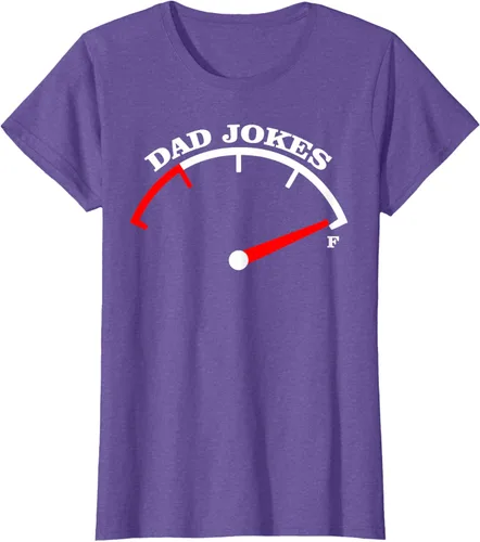 Vista 20 de Día del Padre Dad Jokes Fuel Car Pun Cargando Camiseta Padre, Negro