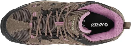 Vista 4 de HI-TEC Apex Lite Mid WP - Botas de senderismo impermeables para mujer, ligeras, para exteriores y senderos