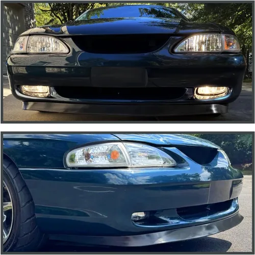 Vista 2 de SPEC-D TUNING - Luces antiniebla para defensa delantera transparentes + focos + interruptor compatibles con Ford Mustang 1994-1998, par de montaje
