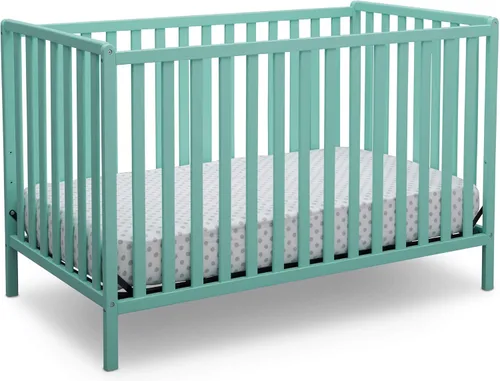 Vista 12 de Delta Children Heartland - Colchón convertible 4 en 1, color negro + Twinkle Galaxy para cuna y colchón para niños pequeños (paquete)