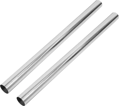Vista 18 de X AUTOHAUX 2 unids recto 2 "OD 30" longitud DIY mandril tubo de escape 2 pulgadas tubo tubo T304 acero inoxidable ajuste universal