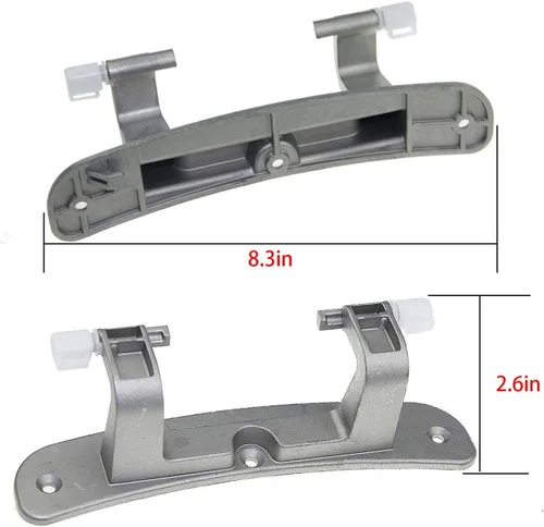 Vista 6 de 134550800 Bisagra de puerta de lavadora con bujes de repuesto para Whirlpool & Frigidaire