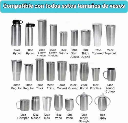 Vista 5 de Base de silicona para vaso con ranura integrada, soporte para vasos para manualidades, para aplicar calcomanías de vinilo para vasos y alineación