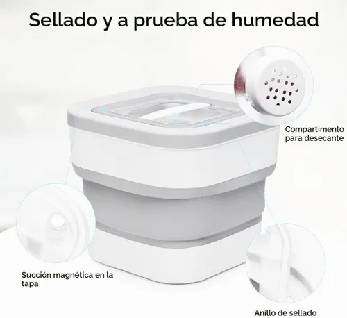 Vista 6 de Conworld Contenedor de detergente para ropa sucia, dispensador de polvo para ropa con cuchara para decoración y accesorios de lavandería, ahorro