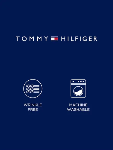 Vista 4 de Tommy Hilfiger Camisa de vestir para hombre Slim Fit Non Iron Gingham