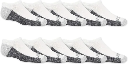 Vista 2 de Fruit of the Loom boys 10 Pair Pack Dual Defense Cushioned Comfort Socks