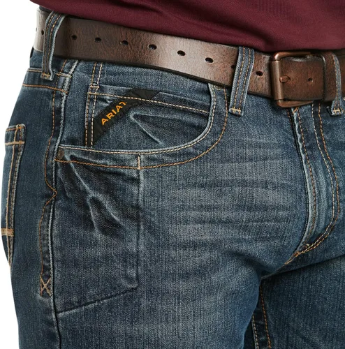 Vista 3 de ARIAT Rebar M4 Slim Fit Durastretch Straight Leg Jean - Vaqueros de trabajo para hombre
