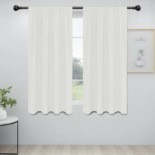 Vista 96 de Easy-Going - Cortinas opacas con bolsillo para varilla para dormitorio, cortinas de ventana para oscurecer la habitación para sala de estar