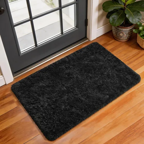 Vista 43 de Ophanie - Alfombras para sala de estar, antideslizante y suave, de felpa grandes y peludas para dormitorio, peludas para niños y niñas, decoración