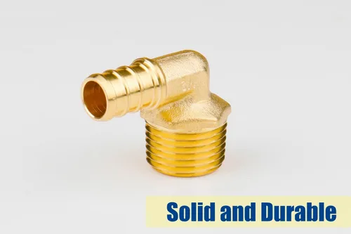Vista 7 de WHK Paquete de 12 adaptadores de codo PEX de 1/2 pulgada de 1/2 pulgada Pex a macho NPT roscados de 90 grados para conectar tubería Pex B