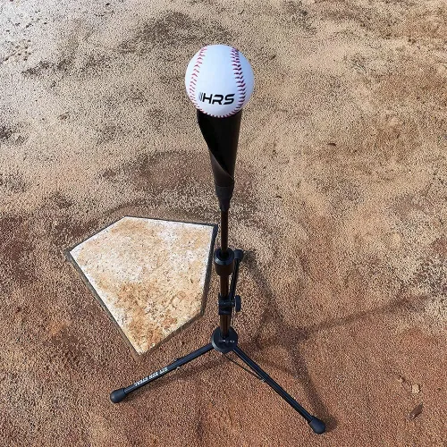 Vista 6 de Hit Run Steal Camiseta de béisbol y softbol portátil resistente, configuración de plegado rápido, mejora tu precisión de bateo con entrenamiento