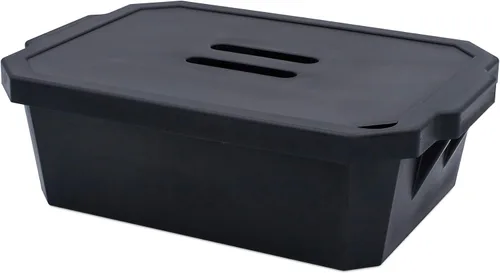 Vista 18 de SP Bel-Art Magic Touch 2 - Bandeja de hielo negra de alto rendimiento; modelo mini de 1.0 litros, con tapa (M16807-1102)