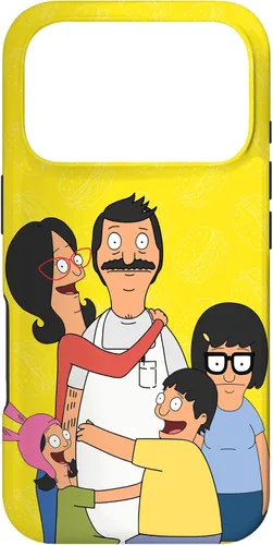 Vista 29 de Funda para iPhone 12 Pro Max Bob Burgers Bob Linda Gene Tina Louise Family Hug