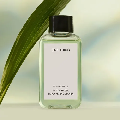 Vista 8 de ONE THING Limpiador de puntos negros de hamamelis, 3.38 onzas líquidas. Desobstruye los poros, paquete exfoliante no irritante, tiras de poros