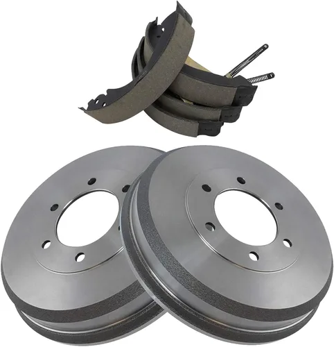 Vista 4 de Kit de tambor y zapata de freno trasero TRQ Compatible con Colorado Canyon i-280 i-290 i-350 Pickup