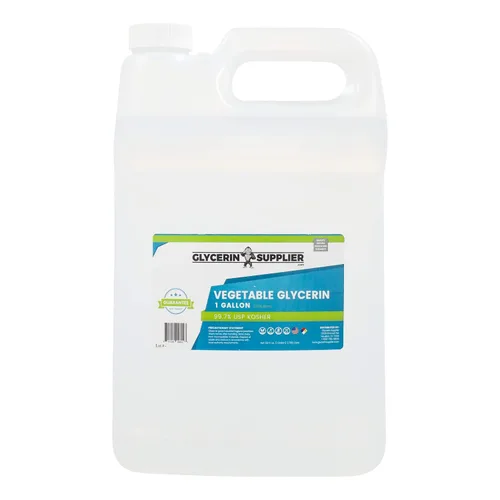 Vista 6 de Glicerina vegetal – 1 galón (128 oz.) – Grado alimenticio y farmacéutico puro USP – Sin OGM – Vegano – Derivado de palma sostenible – Humectante