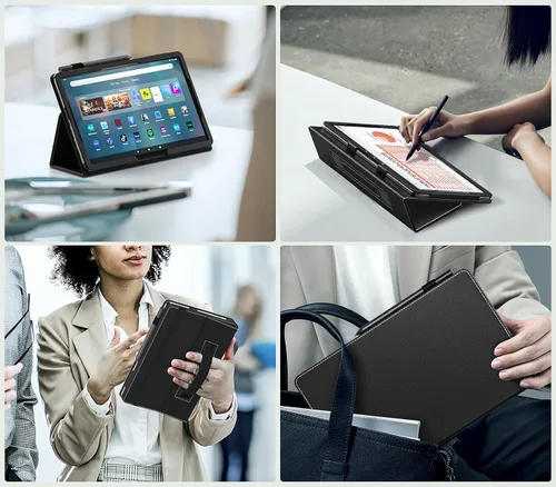 Vista 8 de MoKo Funda para Amazon Kindle Fire Max 11 (13ª generación, versión 2023) de 11 pulgadas, funda plegable delgada con soporte para tableta Fire 11
