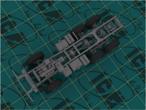 Vista 14 de ICM Models 1/35 Kit de modelo de camión del ejército soviético de seis ruedas