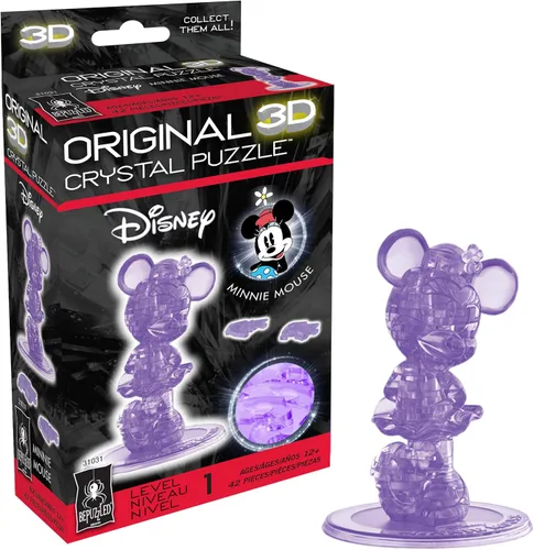 Vista 11 de Disney - Rompecabezas 3D de cristal de Cenicienta Carriage de lujo, rompecabezas de cerebro, a partir de 12 años