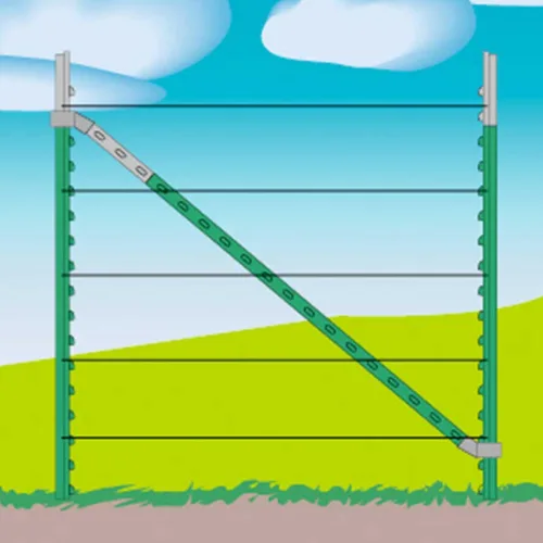 Vista 3 de Juego de soporte diagonal