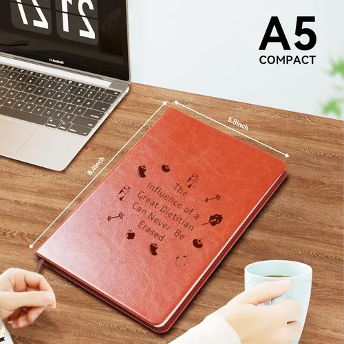 Vista 2 de LBWCER Regalo de agradecimiento para nutricionista, maestra, dietista, regalo de agradecimiento para mujeres, gran cuaderno de dietista, dietista
