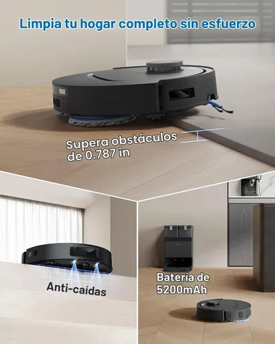 Vista 6 de ECOVACS DEEBOT T30e Omni Robot Aspiradora y Trapeador, 25000Pa, 2026 Nuevo