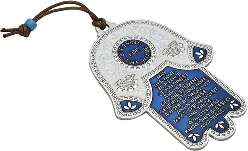 Vista 3 de My Daily Styles Blessing Home - Decoración de pared de buena suerte Hamsa - Inglés