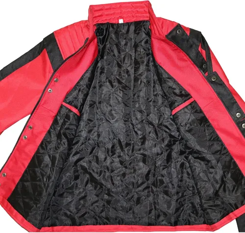 Vista 6 de MJ Thriller Chaqueta Rojo Cordura