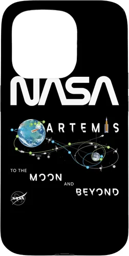 Vista 14 de NASA Artemis Mission Exploration Insignia Worm Logo Case for iPhone 17