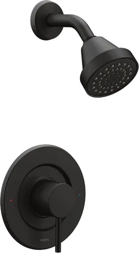 Vista 11 de Moen Align Oro Cepillado Posi-Temp Kit de Grifo de Ducha Moderno con Equilibrio de Presión y Rendimiento Ecológico, Válvula Requerida, T2192EPBG