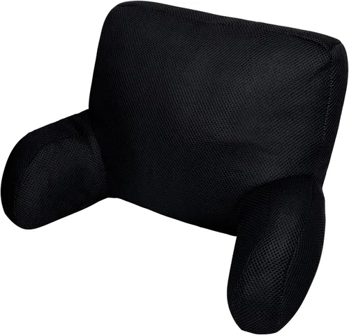 Vista 4 de Cojín lumbar de respaldo para sillón, suave y acogedor, cómodo respaldo de felpa, almohadilla de respaldo acogedor, almohada de lectura que alivia