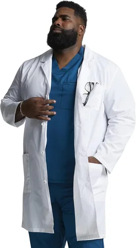Vista 6 de Dickies EDS Profesional Hombres y Mujeres Scrubs Lab Coats 40" 83403