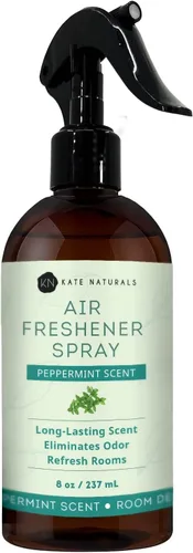 Vista 8 de Kate Naturals Ambientador en aerosol para el hogar. Aceite esencial de hierba limón, eliminador de olores, ambientador en aerosol para almohadas