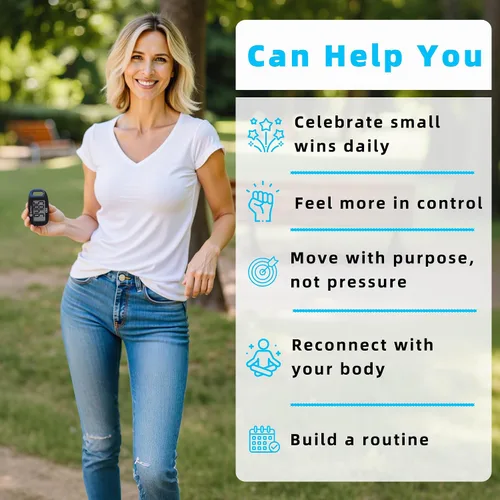 Vista 2 de Clip-on 3D Pedometer for Walking Steps Counter with Lanyard, Simple Exercise Tracker for Women and Seniors with Large Accurate Digital Display