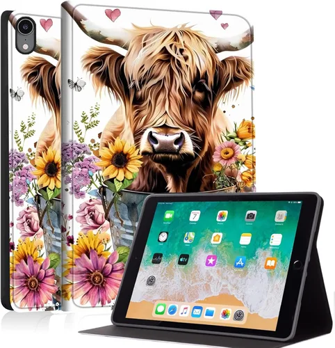 Vista 42 de Case for iPad mini A17 Pro (7th/6th Gen 2024/2021), Slim Shockproof Protective Cover with Auto Sleep/Wake, Durable PU Leather Multi-Angle Stand