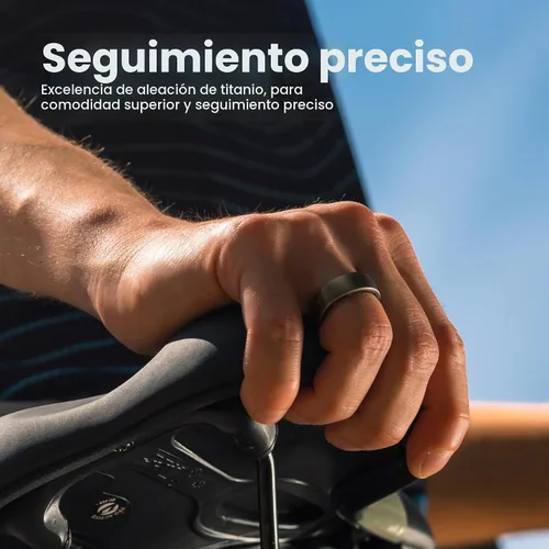 Vista 2 de Amazfit Helio Smart Ring, monitor de sueño/corazón, resistente al agua, iOS