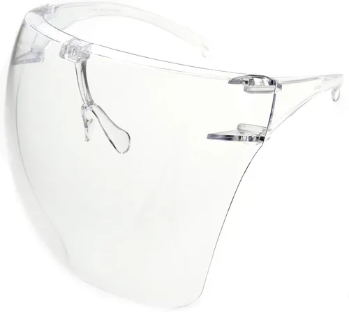 Vista 2 de ZeroUV - Protector facial de protección completa de gafas de sol antivahofiltro de luz azul transparente paquete de 5
