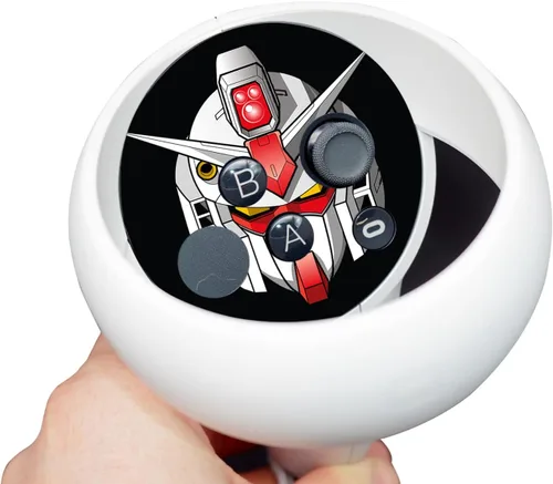 Vista 3 de Fundas de envoltura completa para O-culus Q-uest 2 Cool Robot Eyes VR 2 calcomanías para auriculares y controladores, calcomanías protectoras