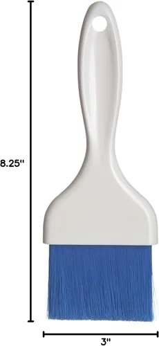Vista 11 de Pincel de silicona/Pincel para repostería Carlisle Galaxy., 3", Azul