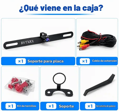 Vista 8 de Cámara de respaldo con ángulo de visión amplio de 170 grados