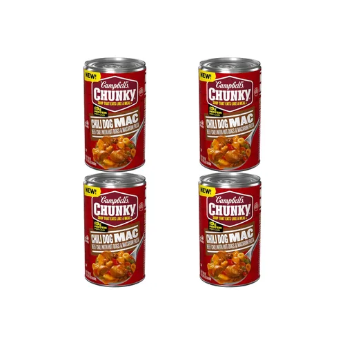 Vista 13 de Campbell's Chunky Beefy Mac Soup, lata de 18.8 oz