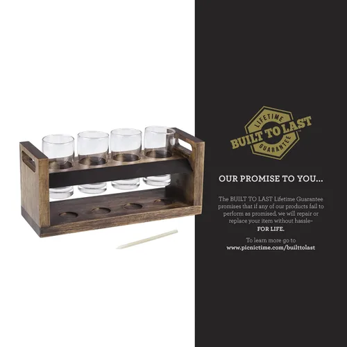 Vista 8 de PICNIC TIME Brown San Francisco 49ers Craft Beer Flight