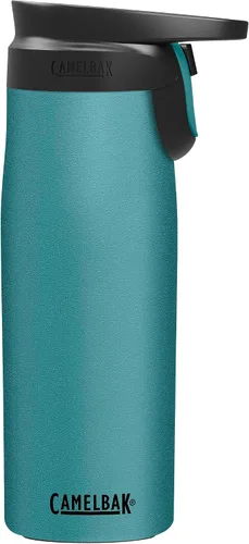 Vista 18 de CamelBak Forge Flow - Taza de viaje aislada de acero inoxidable, color negro, 16 onzas