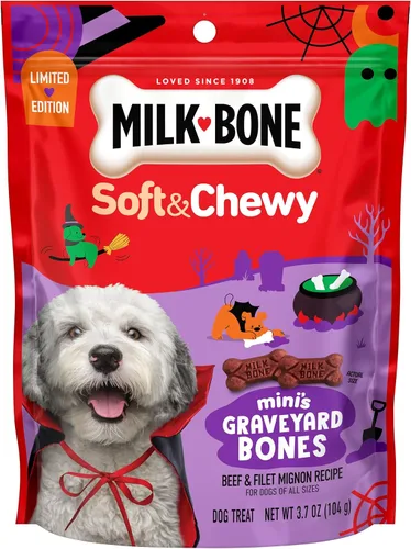 Vista 14 de Milk-Bone MaroSnacks Golosinas para perros pequeños con sabor a tocino con médula ósea, 40 onzas (paquete de 2) (el diseño del empaque puede variar)