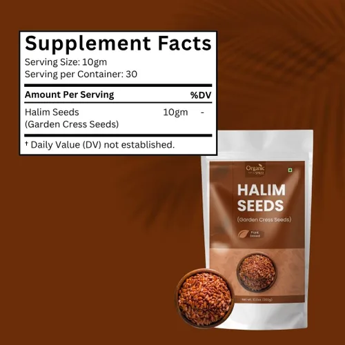 Vista 7 de Organic Spree Semillas de Halim 300gm (10.6oz) Semillas de Berro de Jardín Puras y Naturales